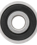 One Hundred Stainless Steel 608 2Rs Deep Groove Radial Ball Bearings Double Rubber Sealed with black seal
