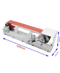 Badass 600W Brushless Water Cooling Belt Sander And Polisher Steel Frame Power Tool For Wood And Metal features a red sanding belt.