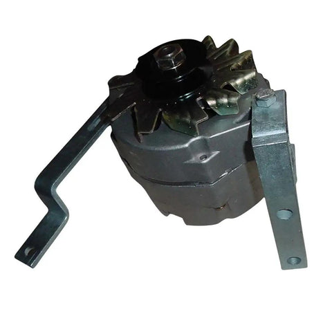 Straight Swap Alternator Conversion Kit For Ford New Holland 8N Naa Jubilee 4000 Tractor visible from top with mounting bracket