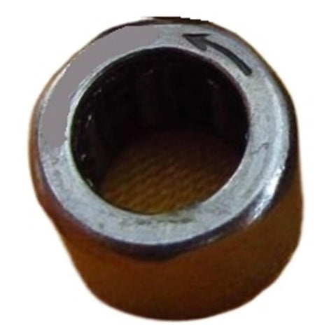 Top Shelf 100 Piece Assorted One Way Clutch Needle Roller Bearings For Fishing Reels And Auto Transmissions close-up view of a metal bearing.