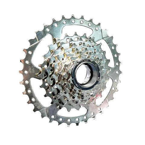7 Speed Freewheel For E Bike With 11 To 34 Tooth Range Beefy Chrome Moly Steel Build Nickel Plated Finish Fits Standard Threaded Rear Hubs Screw On Freewheel 1 37x24TPI