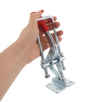 Beefy Heavy Duty Toggle Clamp Set Galvanized Iron With Corrosion Protection 2 Pack Quick Release Latch Clamp Holds Up To 2183 Lbs Built For Marine Gear Transport Case And Tough Tool Box, hand-held