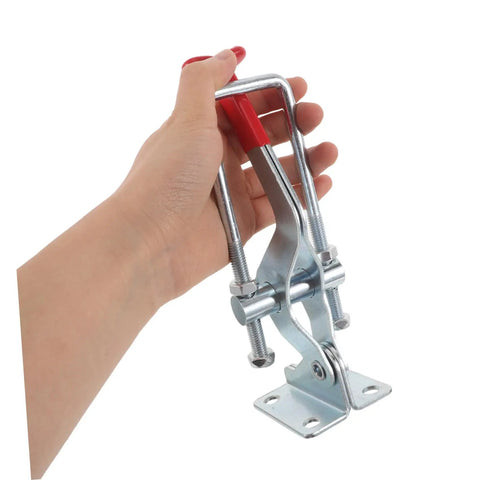 Beefy Heavy Duty Toggle Clamp Set Galvanized Iron With Corrosion Protection 2 Pack Quick Release Latch Clamp Holds Up To 2183 Lbs Built For Marine Gear Transport Case And Tough Tool Box, hand-held