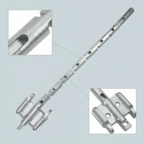 Tough As Nails Heavy Duty Cable Pulling Guide With Carbon Steel Frame And Durable Nylon Sheave Wheel For Snag Free Electrical Routing In Tight Spots And Job Sites, showing detailed metal components.