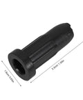 Fifty Pack Black Nylon Caster Stem Socket Sleeve With Secure Grip Neck For Office Chair Leg Swap Bushing detail showing black nylon material.