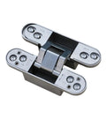 Heavy Duty Concealed Wood Door Hinge Stainless Steel Adjustable Hidden 180 Degree Silent Cabinet Hardware Single Unit close-up view