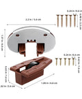 Replacement Drawer Glides Kit With Quick Install And Heavy Duty Support Plastic And Metal Drawer Slides for Bedroom Cabinets