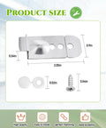 Rock Solid 4 Pack DD98-01051C Dishwasher Installation Bracket Kit For Samsung DW80M heavy-duty metal mounting bracket dimensions.