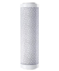 Certified Replacement Filter For OM-CF02 And OM-CF04 Countertop Water Filter, cylindrical shape, white with perforations.
