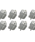 Pro Grade Butt Welding Clamps For Sheet Metal Alignment And Edge To Edge Soldering Kit in galvanized steel, eight pieces displayed.