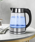 Glass Electric Kettle 1.7 Liter Fast Boil Cordless Water Boiler for Tea and Coffee with Auto Shutoff and Boil Dry Protection BPA Free and Easy Pour For Everyday Use