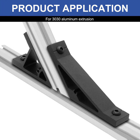 8 Piece 3030 Corner Bracket Kit With 45 And 135 Degree Angles for aluminum extrusion shown in application