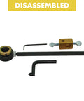 Circle Wiz Cutting Attachments For Conventional Torches With 0.5 Inch Width And 0.5 Inch Length And Universal Brass Bushing, disassembled view