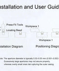 Installation and user guide diagram for Top Shelf 304 Stainless Steel Ball Plunger Set 20 Piece Detent Spring Screws.