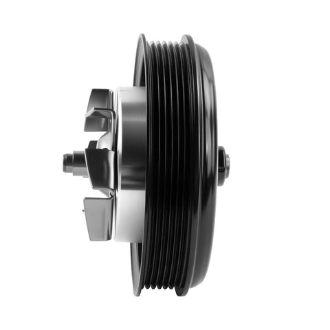 Side view of Built Tough Heavy Duty Water Pump Kit With Bearing And Seal For Chevy Silverado 1500, detailing the pulley and housing.