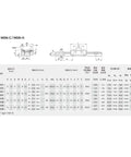 High Precision MGN7C Linear Guide Rail Kit With 800mm Sliding Block That Delivers Smooth And Accurate Motion For Your Next Big DIY Project Build, technical drawing