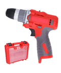 Badass Cordless Drill Driver Cranking Out 52 Nm Adjustable Torque And Twenty Five Smooth Gears For Zero Hassle Wood Drilling And Tough Diy Home Jobs Done Clean Every Single Time with carrying case.