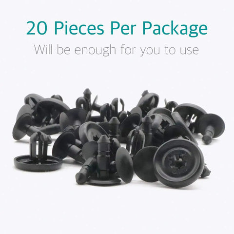 20 Pcs Engine Under Cover Push-Type Retainer Clips Replacement Kit For Toyota And Lexus Cars on display