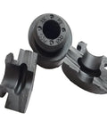 12 Pack Natural Rubber Vibration Damping Rings For Electric Motors And Compressors Easy Bolt On Quiet Mounts, black rubber isolation mounts.