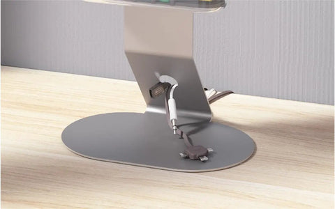 Magnetic Desk Organizer Set With Modular Stand Metal Construction Three Trays And Pen Holder For Office Home Dorm Study Room