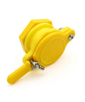 Two Pack Honey Gate Valves For Extractor, Pro Grade Durable Nylon Tap, Yellow, Fits 5 Gallon Buckets, Easy Honey Extraction