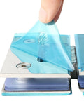 Beefed Up 2 Pack Heavy Duty Glass Door Hinge For Frameless Shower And Cabinet Showcase Clip peeling protective film.