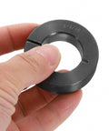 Heavy Duty Two Pack Single Split Shaft Collar One Piece Clamping Ring With Set Screw Lock 1-1/16 Inch Bore in hand.