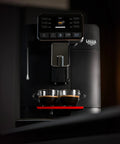 Straight Up One Touch Super Automatic Espresso Machine With Six Preprogrammed Drinks And Four Custom Profiles featuring two shots of espresso.