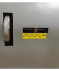 Electric Terminal Crimping Machine Am-1570 display showing measurement gauge and adjustable handle for precise crimping.