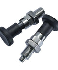 Top Shelf Stainless Steel Indexing Plunger Double Pack No Hassle Spring Locking Positioning Devices with M16 and M20 threads.