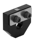 Built Different Aluminum Filament Welder Connector For 3D Printer Sensor Lightweight Compact Setup Compatible With 1.75 Mm PLA ABS PETG PC PP PVB HIPS Feed Lines In Matte Black close-up of splice adapter