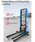 Heavy Duty Rolling Construction Hoist, Solid Steel Material Lift For Crews, with smooth glide casters for easy movement.