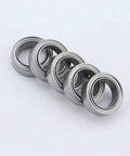 Premium Stainless Steel Miniature Deep Groove Ball Bearings SMR128ZZ 8X12X3.5MM Bulk Pack stacked for smooth engine upgrades.