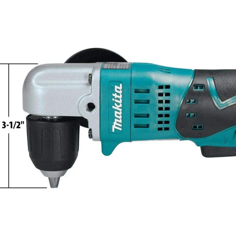 Cordless 18V 3/8 Inch Angle Drill With Variable Speed 0-1800 RPM, Keyless Chuck, 121 In-Lbs Max Torque, compact 3-1/2 inch head