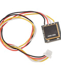 Compact M100 GPS Module With Ceramic Antenna for 2 to 7 Inch RC FPV Drones, showing wiring and connector details.