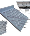 Wall Lab Drying Rack With 27 Pegs For Safe Draining And Storage, Premium Food Grade Poly Propylene Material Resistant To Chemical Corrosion, Ideal Desktop Cleaner Holder For Lab Or Diy Projects - gray, 27 pegs design, wall-mounted.