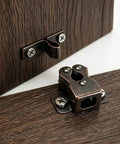 Heavy Duty Bronze Double Roller Catch Cabinet Latches Sturdy Alloy Smooth Operator Closet Door Hardware Kit With Screws For Kitchen And Bathroom Cupboard Doors Vibe Up Your Space on wooden surface.
