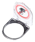 Transparent Push Button Switch Cover For Computers And Elevators, Kid Proof Power Button Protector, durable clear switch guard open view