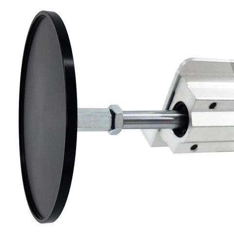 Heavy Duty Zinc Plated Suction Cup Adapter With M8 Thread for Rock Solid Vacuum Mount Base Rust Resistant Aluminum Alloy Plate.