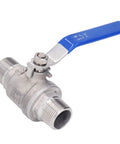 Dang Tough 3/4 Inch Stainless Steel Manual Shutoff Valve With Male Threads Heavy Duty Plumbing Fitting for fluid control