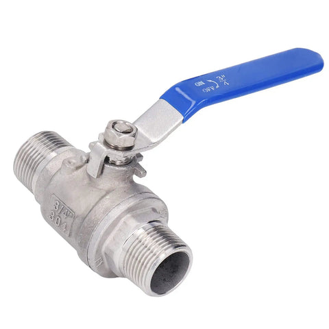 Dang Tough 3/4 Inch Stainless Steel Manual Shutoff Valve With Male Threads Heavy Duty Plumbing Fitting for fluid control