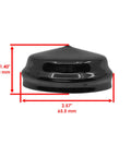 Refresh Your Zero Turn Mower Ride With This Top Shelf Front Yoke Shaft Kit hub cap, black, 2.57" diameter, designed for John Deere Z225 Z465.
