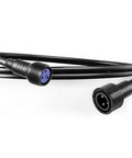 Tough As Nails Ip65 Waterproof Power Extension Cord With Three Pin Connectors For Outdoor Stage Lighting Par Lamps And Rigging Runs One Meter Awg Wire No Sweat Setup, featuring 0.3 meter length and rugged construction.