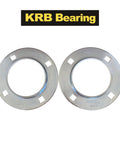 Rock Solid PF211 Round Flange Bearing Housing Double Pack Of Two Pairs Heavy Duty Zinc Coated Pressed Steel four bolt mounts.