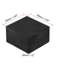 Heavy Duty Rubber Anti Vibration Pads To Kill Equipment Rattles And Noise With These Square Isolation Mats, 50mm x 50mm x 30mm.