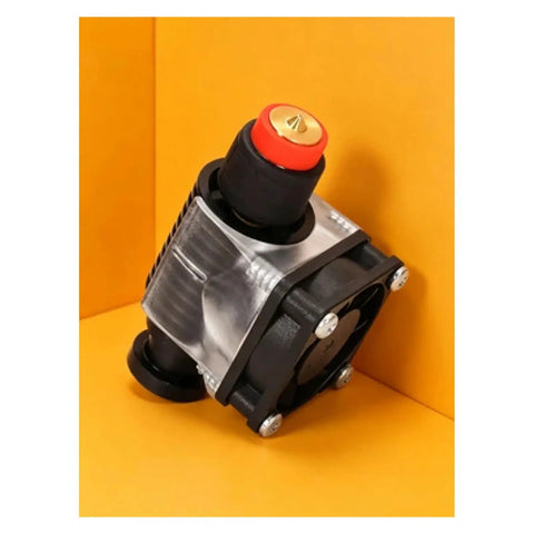 Heavy Duty Extrusion Head Kit With Micro Quick Release Nozzle For No Sweat 3D Printer Repairs and upgrades, showcasing nozzle detail.