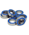 10 Pack 12X21X5MM 6801RS Ball Bearings Abec Seven Precision Thin Section Heavy Duty Steel with blue sealed design.