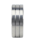 Premium Dual Size V Groove Drive Roll Kit With.030 And.035 Mig Welder Wire Feeder Gears and precision tool side view.
