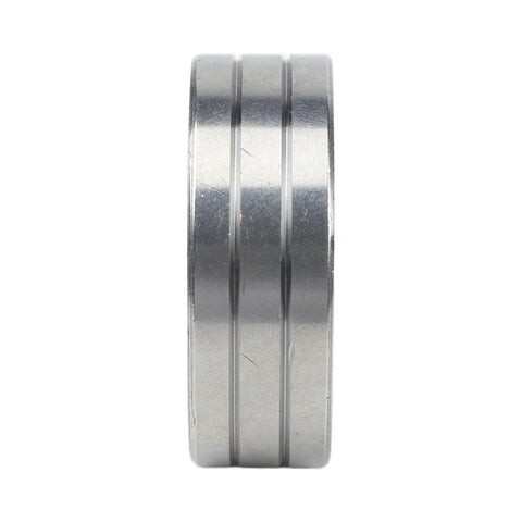 Premium Dual Size V Groove Drive Roll Kit With.030 And.035 Mig Welder Wire Feeder Gears and precision tool side view.