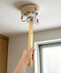 Slick High Ceiling Smoke Sensor Removal Tool Featuring A Tight Aluminum Alloy Claw for easy extraction of fire alarms.